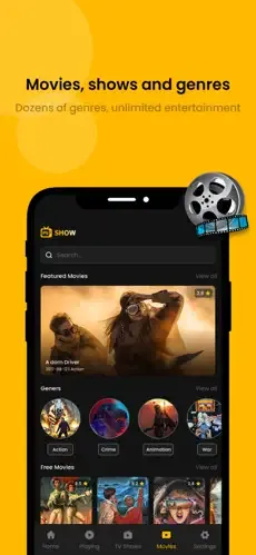 cricify-mobile Movies and shows
